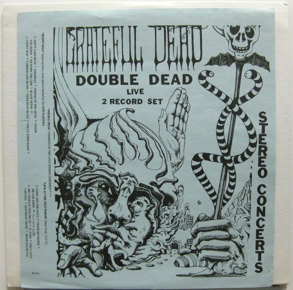 The Grateful Dead - Double Dead : Live at The Felt Forum (2LP, Unofficial, Very Good (VG))