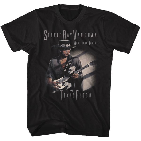 Stevie Ray Vaughan Texas Flood World Tour T-Shirt t-shirt