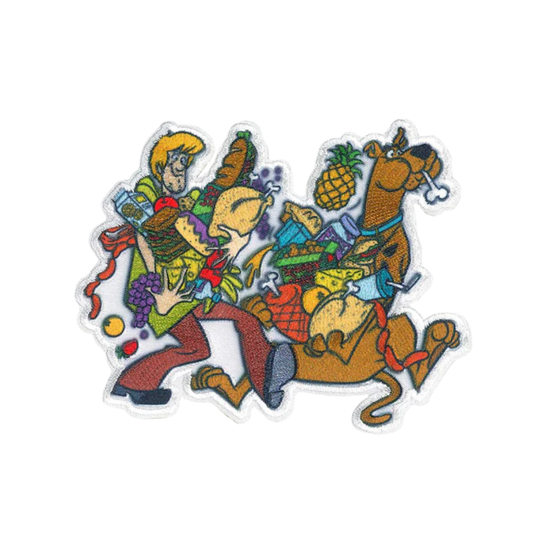 Scooby Doo Shaggy & Scooby with Food 4.25"x3.5" Patch