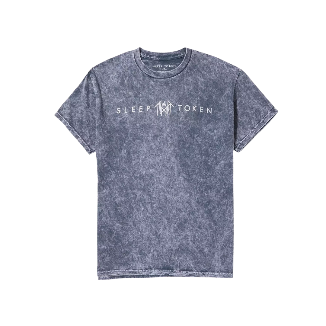 Gray t-shirt with 'Sleep Token' logo on a white background