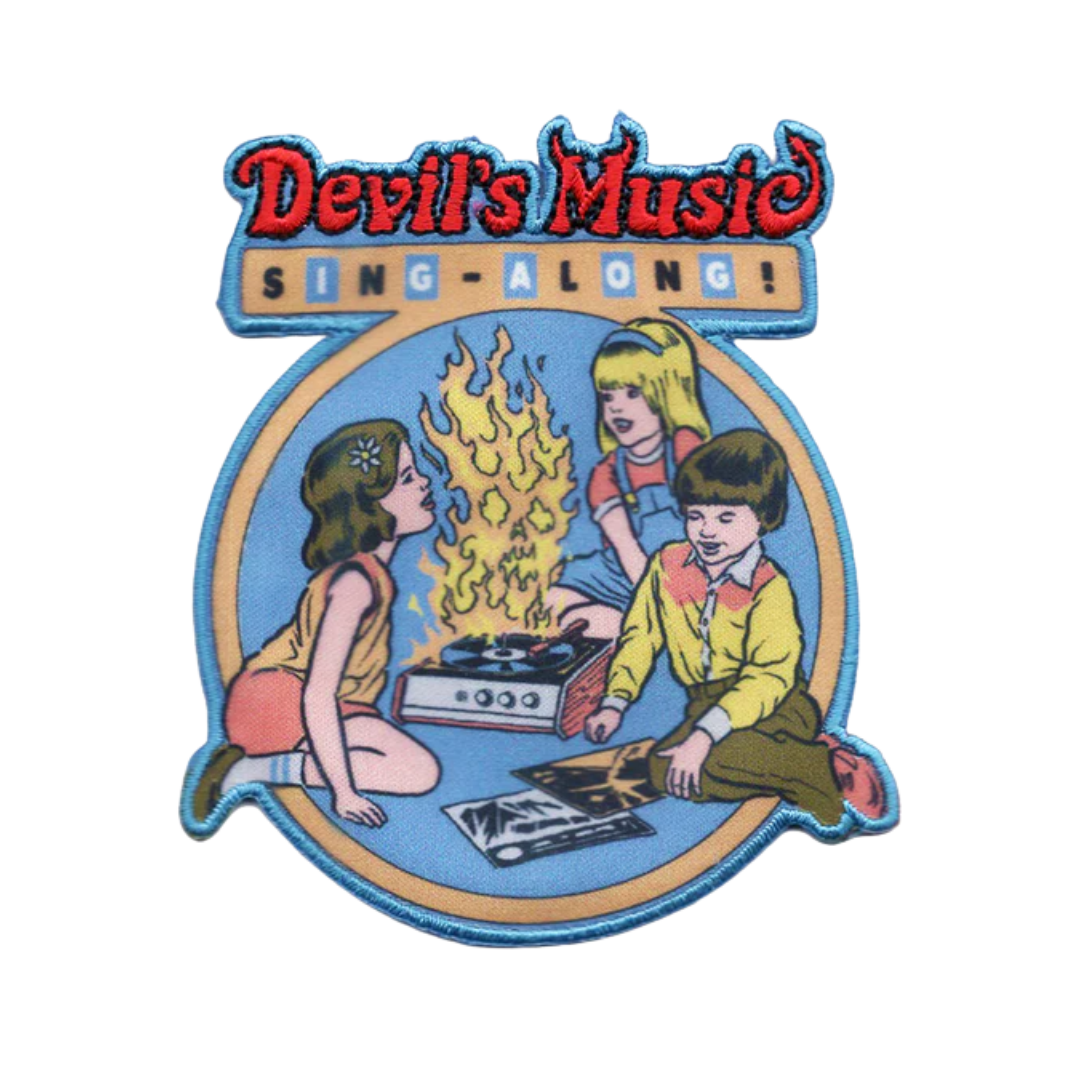 Steven Rhodes Devil's Music 3.2"x3.6" Patch