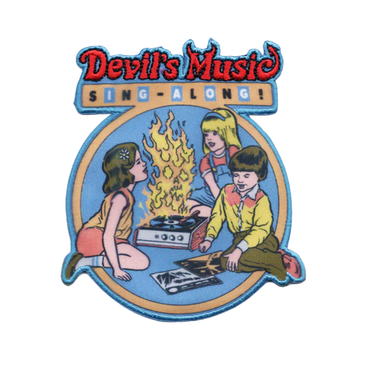 Steven Rhodes Devil's Music 3.2"x3.6" Patch