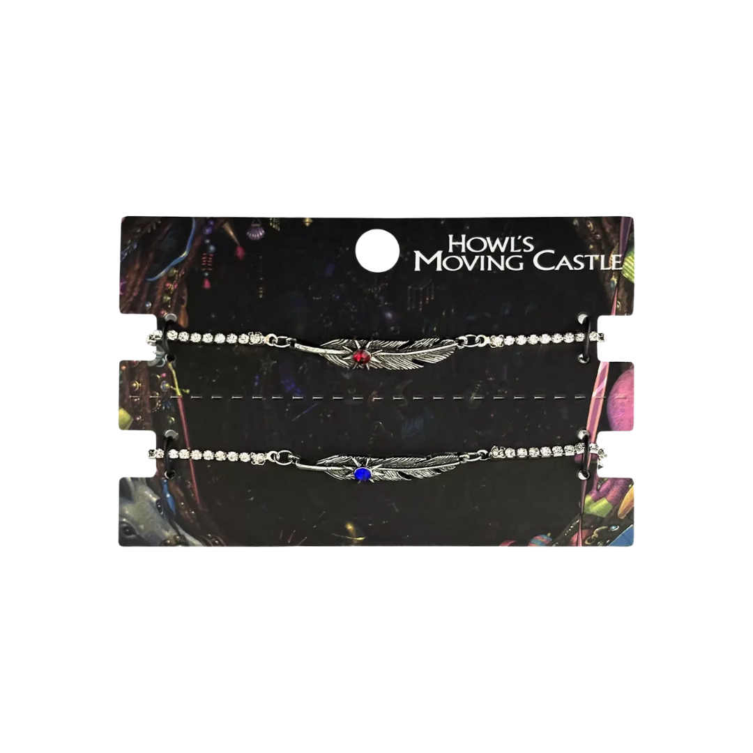Bracelets on a 'Howl's Moving Castle' branded card 