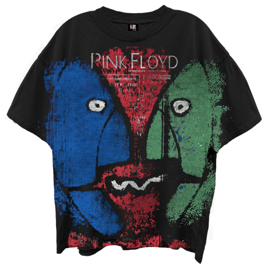 Giant Vintage Pink Floyd Division Bell Limo Black T-Shirt