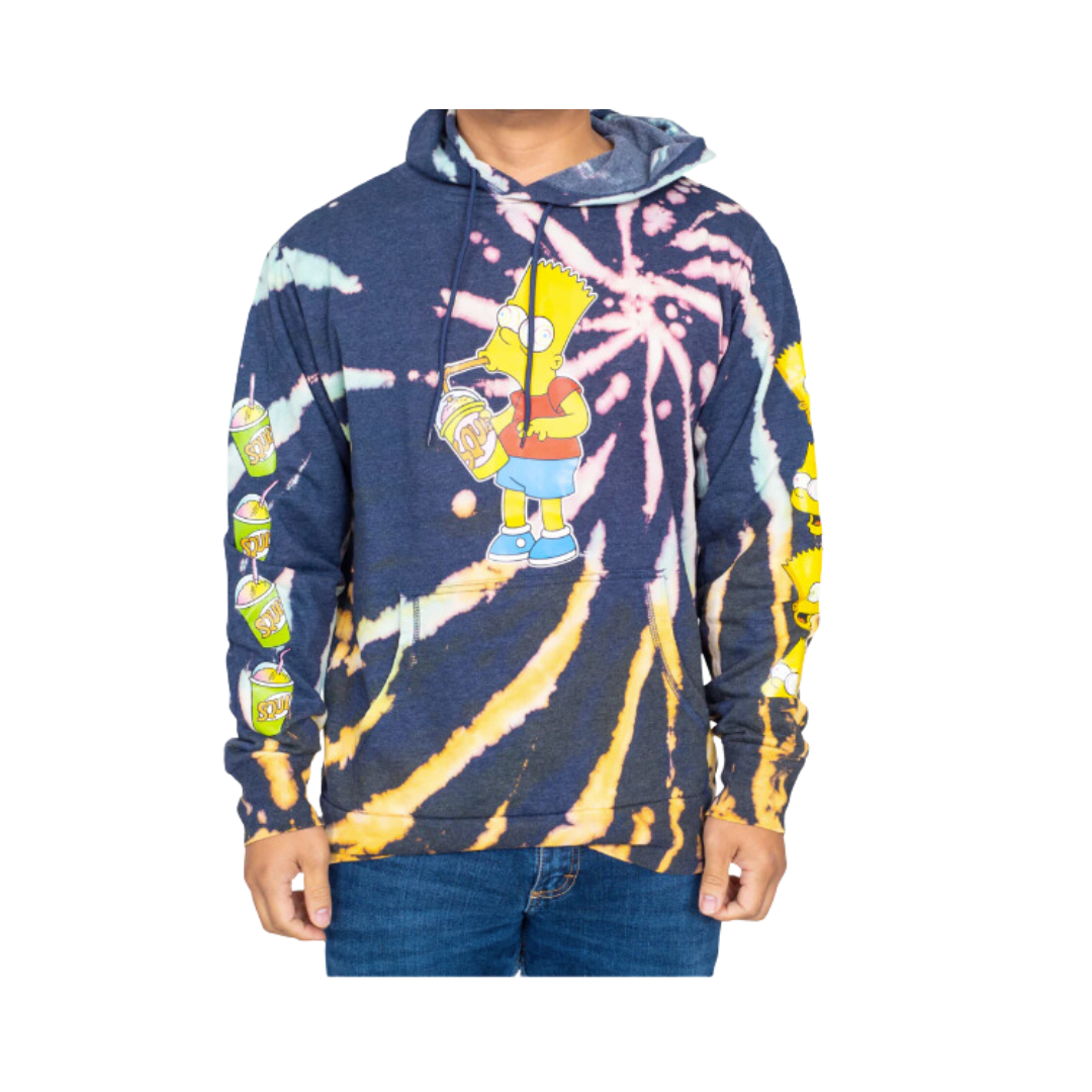 The Simpsons Bart Squishee Drink Pull Over Hoodie