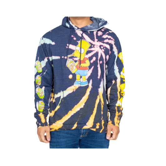 The Simpsons Bart Squishee Drink Pull Over Hoodie