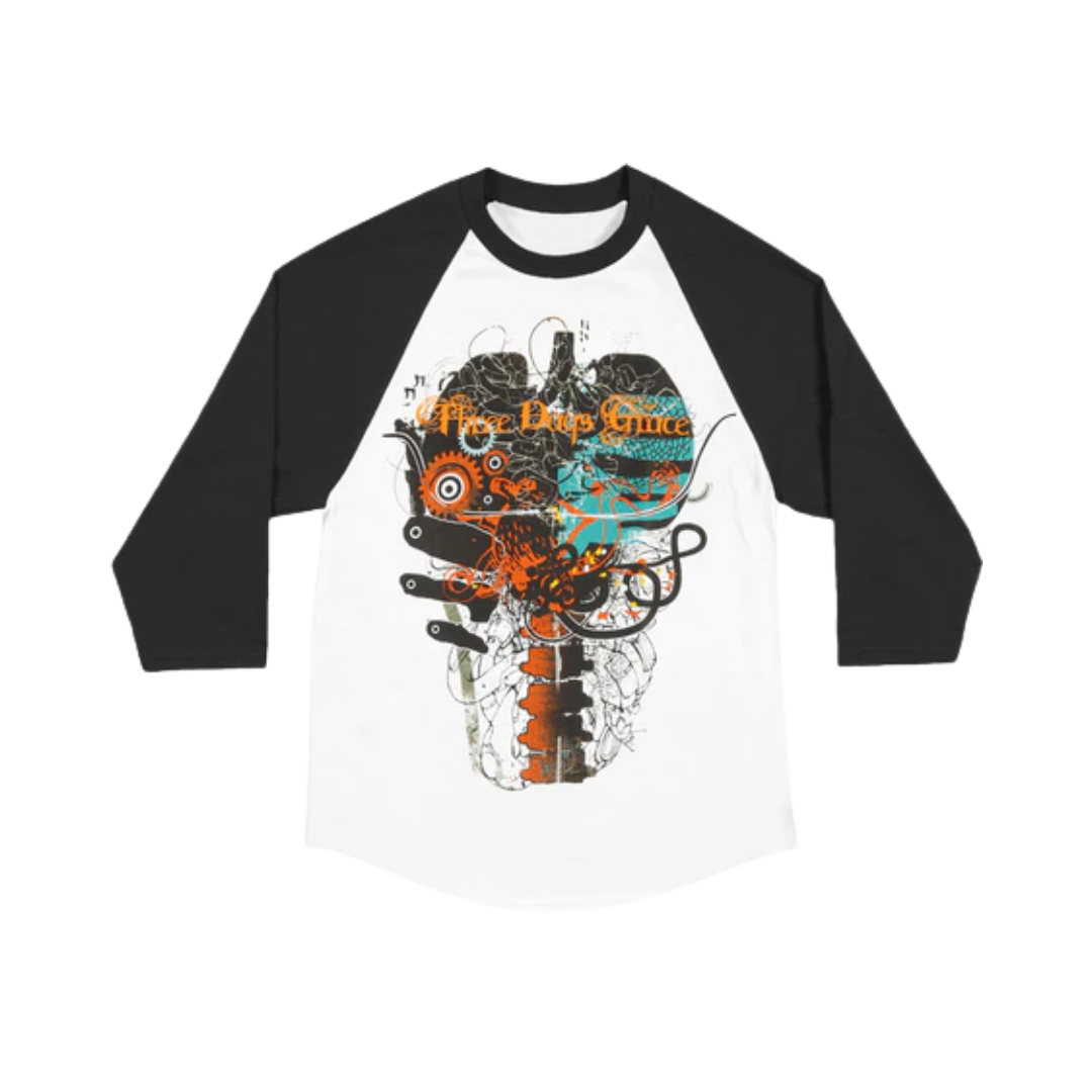 Three Days Grace Lungs Baseball Jersey