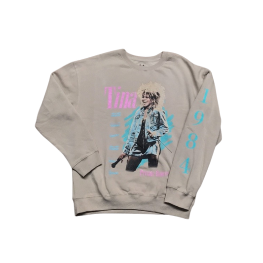 Tina Turner 1984 Beige Sweatshirt