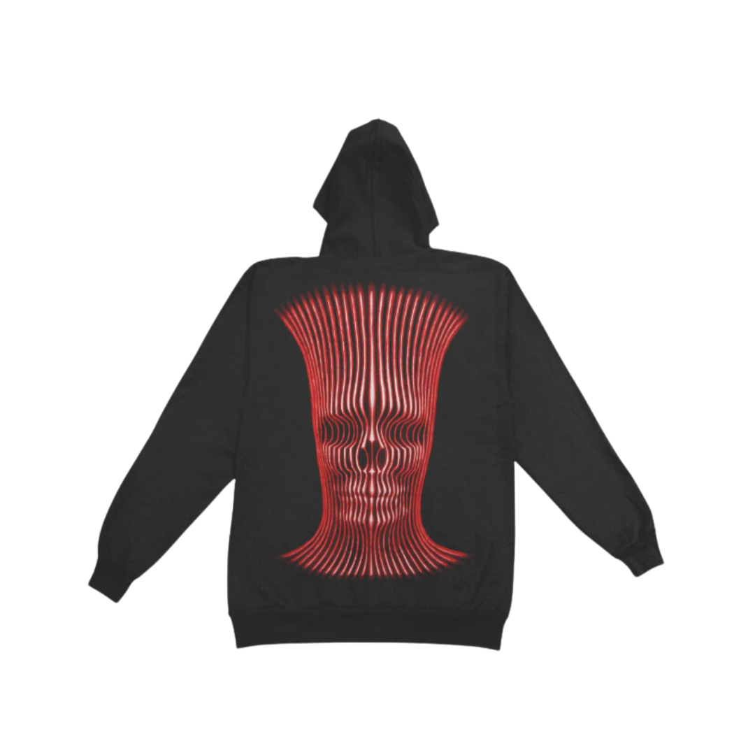 Tool - X-Ray Man Zippered Hooded Sweatshirt Back with skull xray