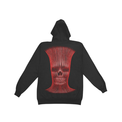 Tool - X-Ray Man Zippered Hooded Sweatshirt Back with skull xray