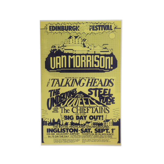 Van Morrison Edinburgh Festival Poster