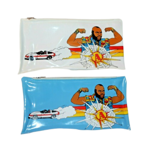 Vintage '83 Mr. T Pencil Pouch (blue or white)