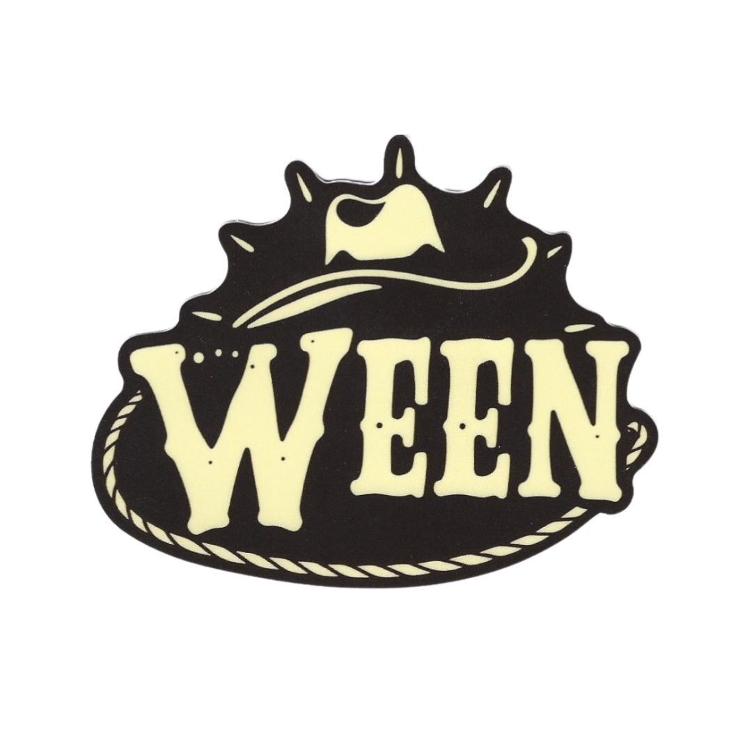 Ween Cowboy Hat Sticker