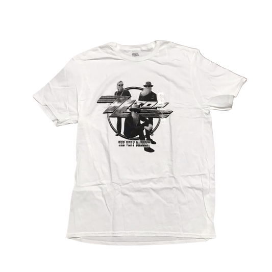 ZZ Top- The Very Baddest White T-Shirt