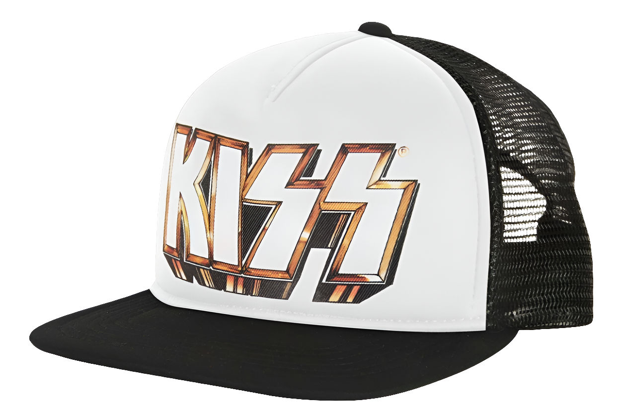 Kiss logo trucker hat