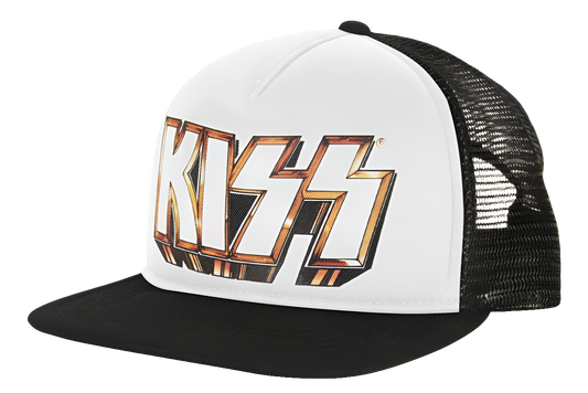 Kiss logo trucker hat