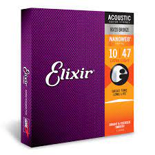 Elixir Extra Light Bronze 10/47 Acoustic Strings