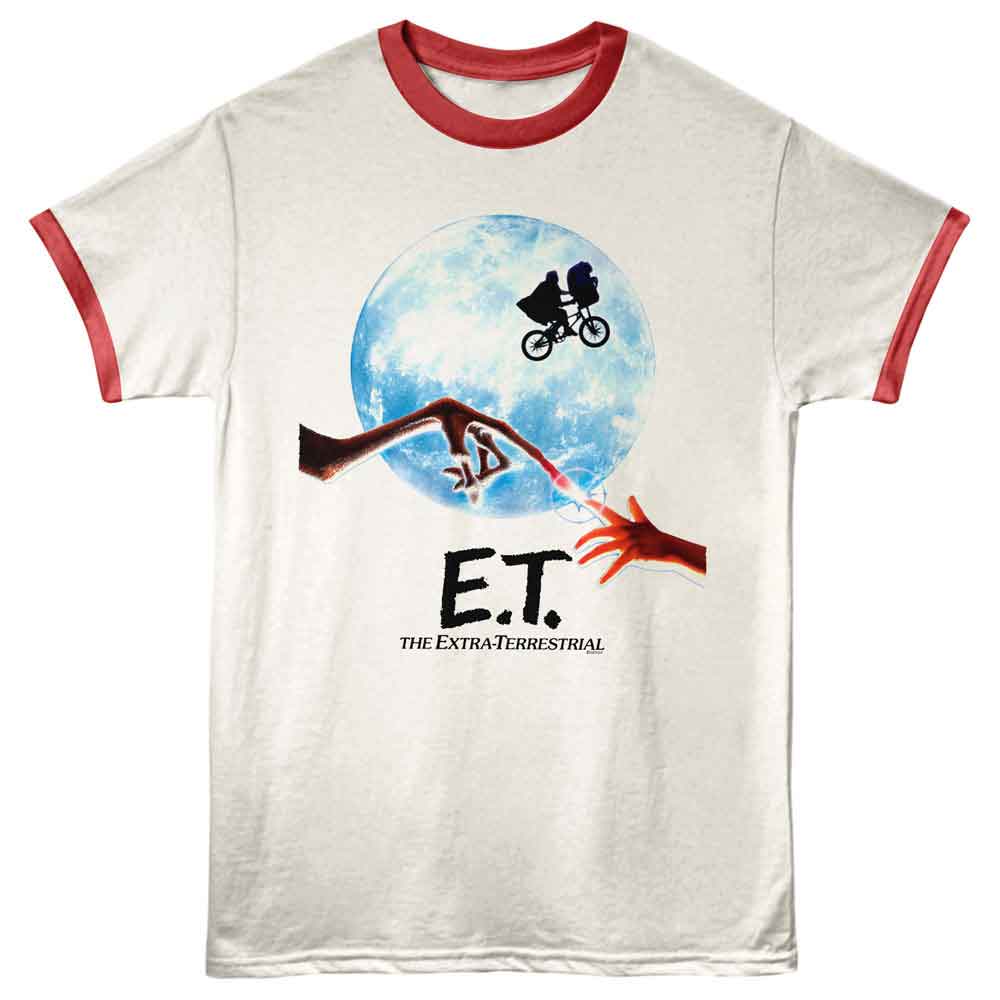 E.T. The Extra-Terrestrial Movie Poster Ringer T-Shirt