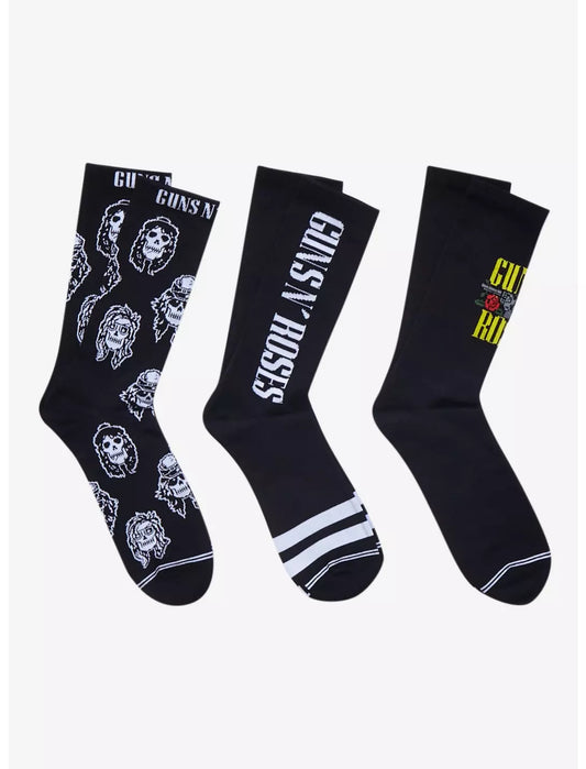 Guns 'n' Roses Socks (3pk)