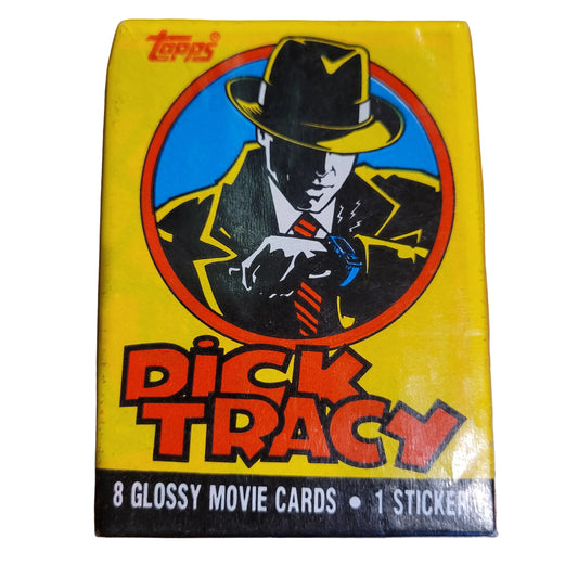 1990 Topps Dick Tracy Cards 8pk Wax Pack