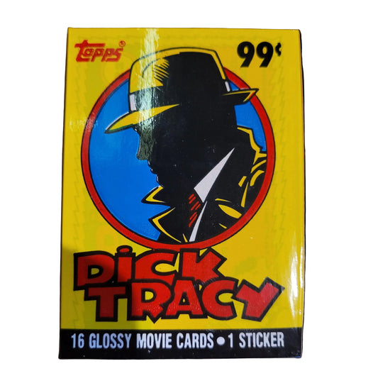 1990 Topps Dick Tracy Cards 16pk Glossy