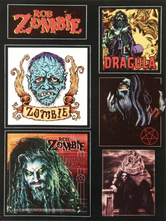 Rob Zombie Sticker Sheet Sticker Set