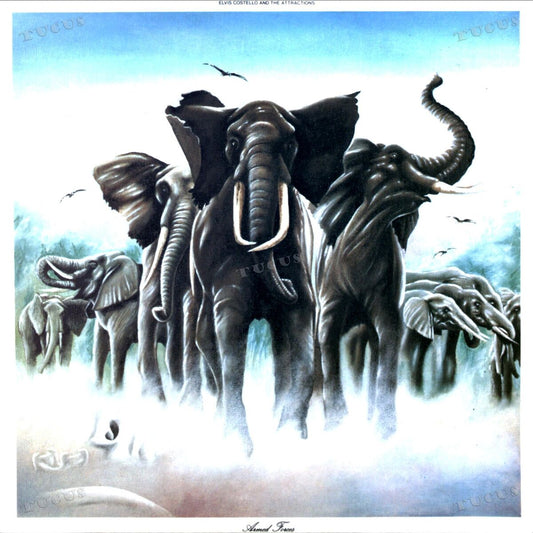 Elvis Costello And The Attractions* - Armed Forces (LP, Album, Car) (Very Good Plus (VG+))