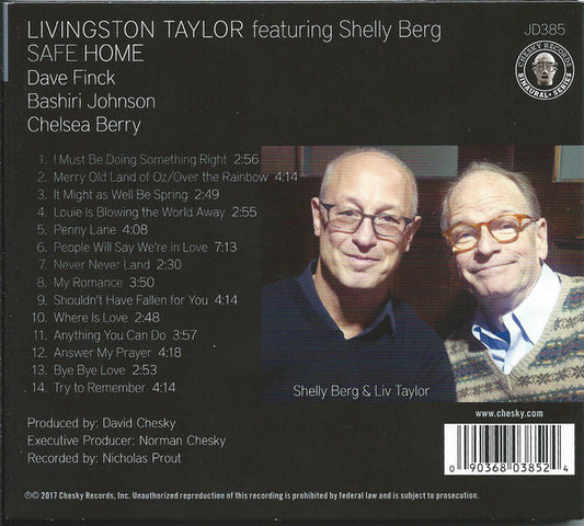 Livingston Taylor : Safe Home (CD, Album)