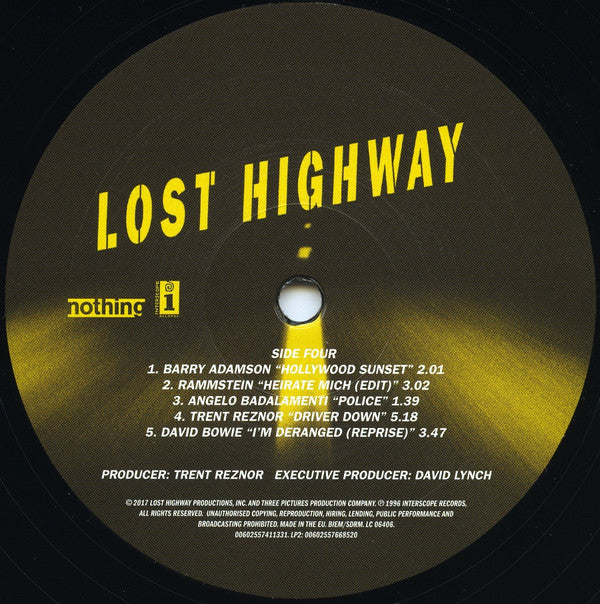 Various : Lost Highway (2xLP, Comp, RE)