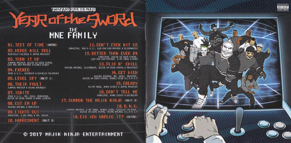 Twiztid Presents Various : Year Of The Sword (2xCD, Comp, Ltd)