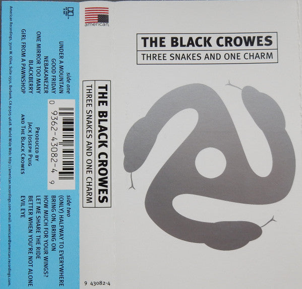 The Black Crowes : Three Snakes And One Charm (Cass, Album)