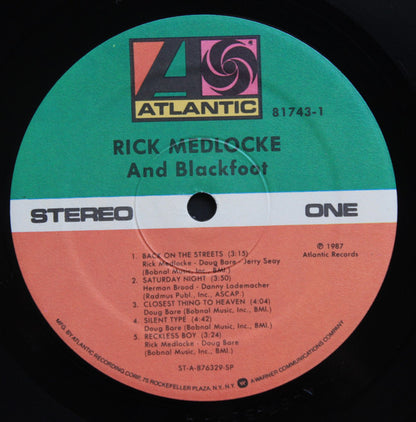 Rick Medlocke And Blackfoot (3) : Rick Medlocke And Blackfoot (LP, Album, Spe)