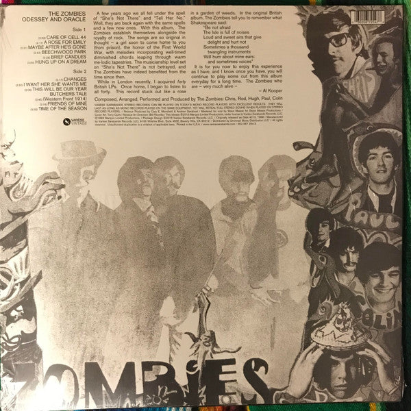 The Zombies : Odessey & Oracle (LP, Album, Ltd, RE, Tec)