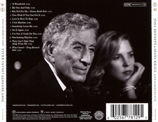 Tony Bennett & Diana Krall With The Bill Charlap Trio* : Love Is Here To Stay (CD, Album)