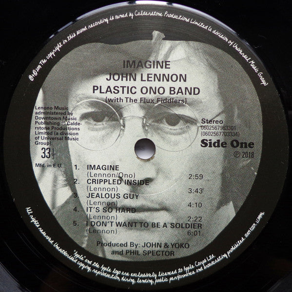 John Lennon : Imagine (LP, Album, RE + LP + RM, GZ )