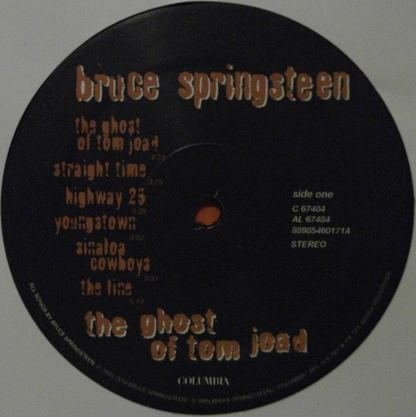 Bruce Springsteen : The Ghost Of Tom Joad (LP, Album, RE)