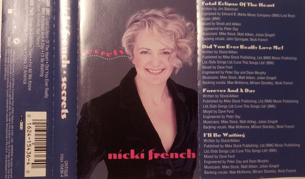Nicki French : Secrets (Cass, Album)
