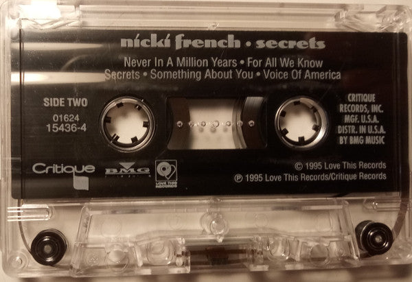 Nicki French : Secrets (Cass, Album)