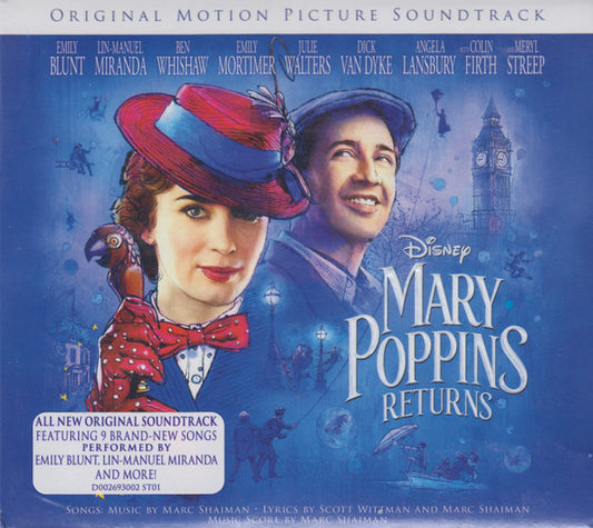 Marc Shaiman, Scott Wittman : Mary Poppins Returns (Original Motion Picture Soundtrack) (CD, Album)