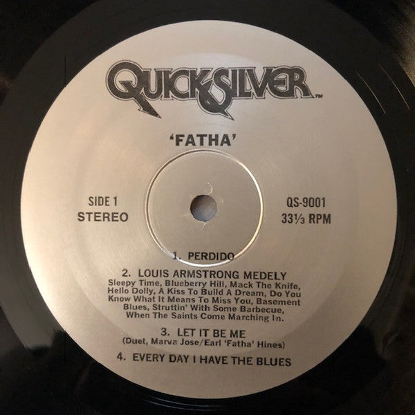 Earl Hines : ‘Fatha’ (LP, Album)