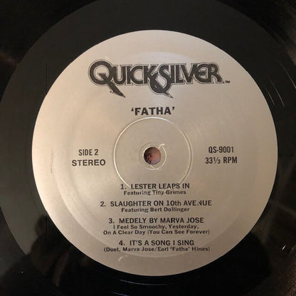 Earl Hines : ‘Fatha’ (LP, Album)