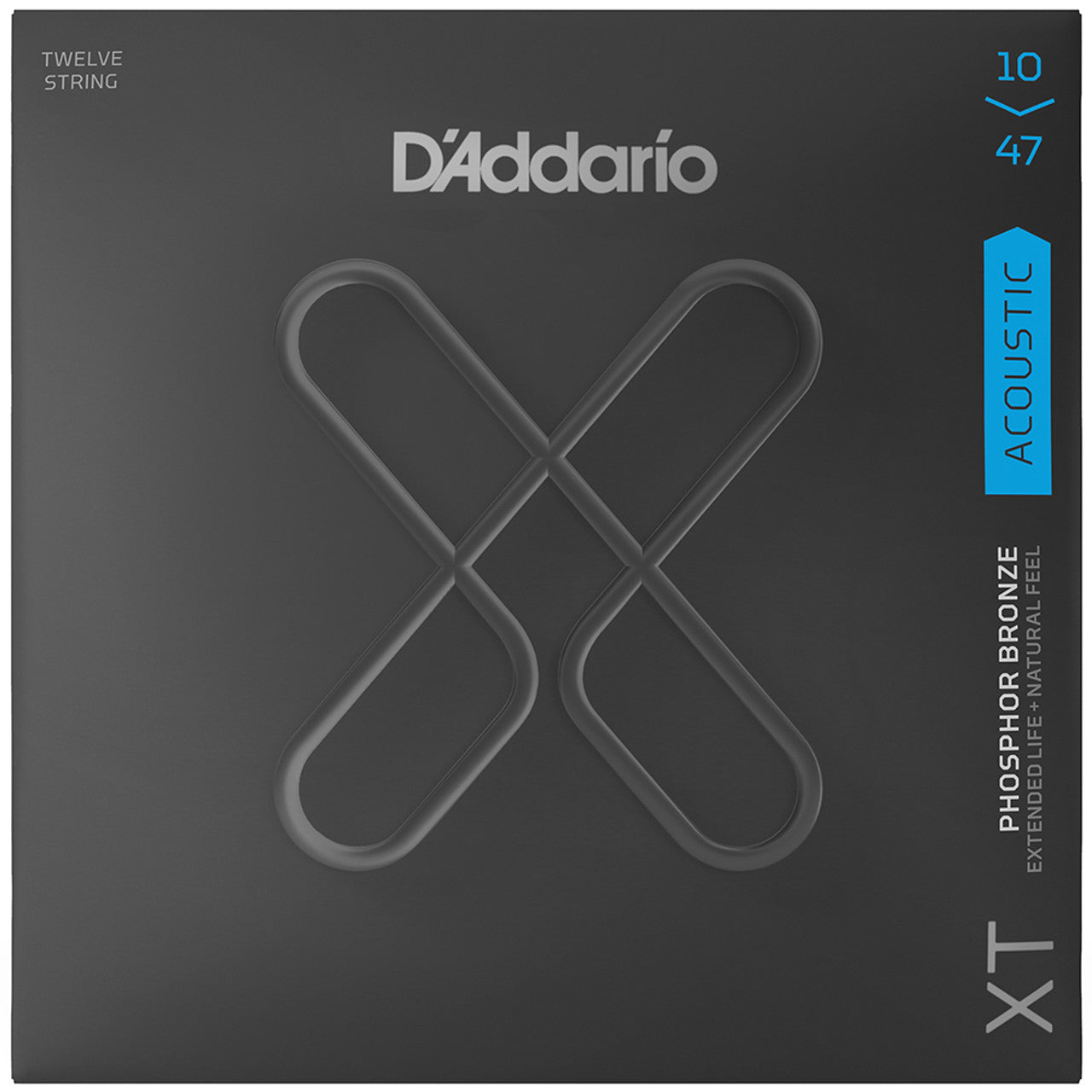 D’Addario XT 12 String Acoustic Phosphor Bronze Light 10-47
