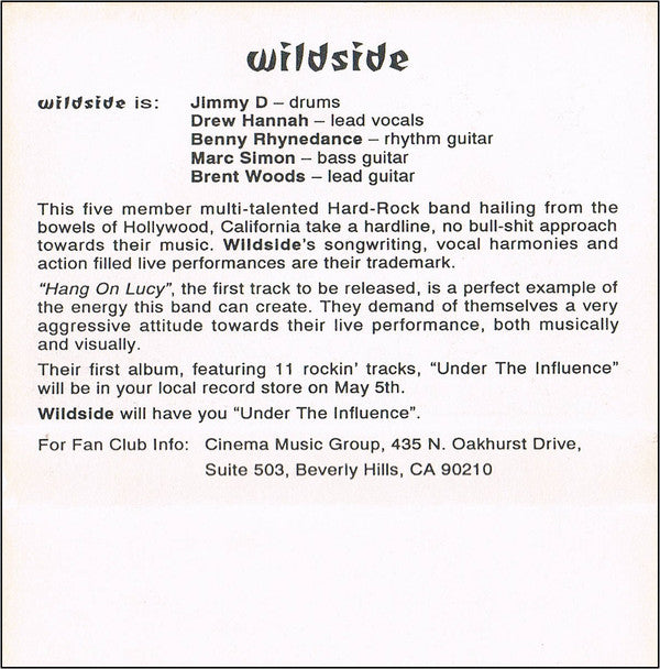 Wildside (2) : Wildside (Cass, Single, Promo)