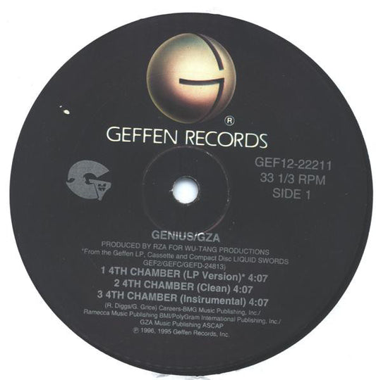 Genius* / GZA : Shadowboxin' / 4th Chamber (12")
