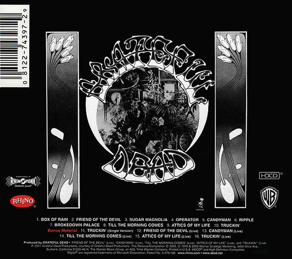 The Grateful Dead : American Beauty (HDCD, Album, RE, RM, Dig)