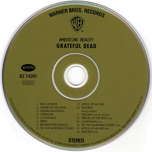 The Grateful Dead : American Beauty (HDCD, Album, RE, RM, Dig)