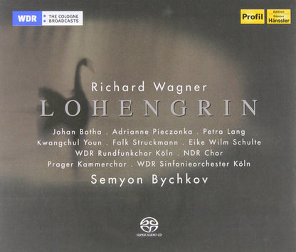 Richard Wagner •  Semyon Bychkov •  Johan Botha •  Adrianne Pieczonka •  Petra Lang •  Kwangchul Youn •  Falk Struckmann •  Eike Wilm Schulte •  WDR Rundfunkchor Köln •  NDR Chor •  Prague Chamber Choir •  WDR Sinfonieorchester Köln : Lohengrin (3xSACD, Hybrid, Multichannel, Album)