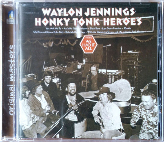 Waylon Jennings : Honky Tonk Heroes (CD, Album, RE)