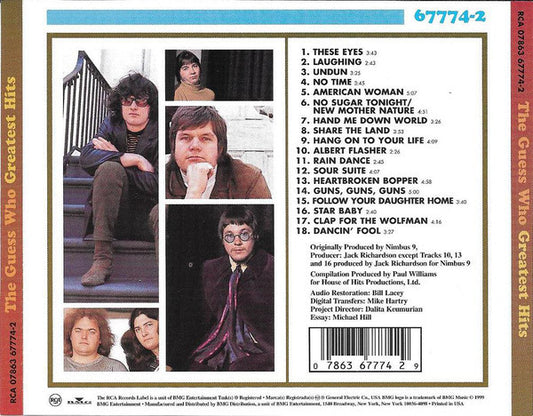 The Guess Who : Greatest Hits (CD, Comp)