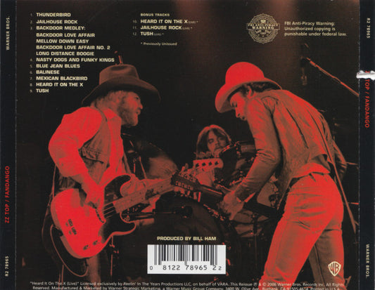 ZZ Top : Fandango! (CD, Album, RE, RM)